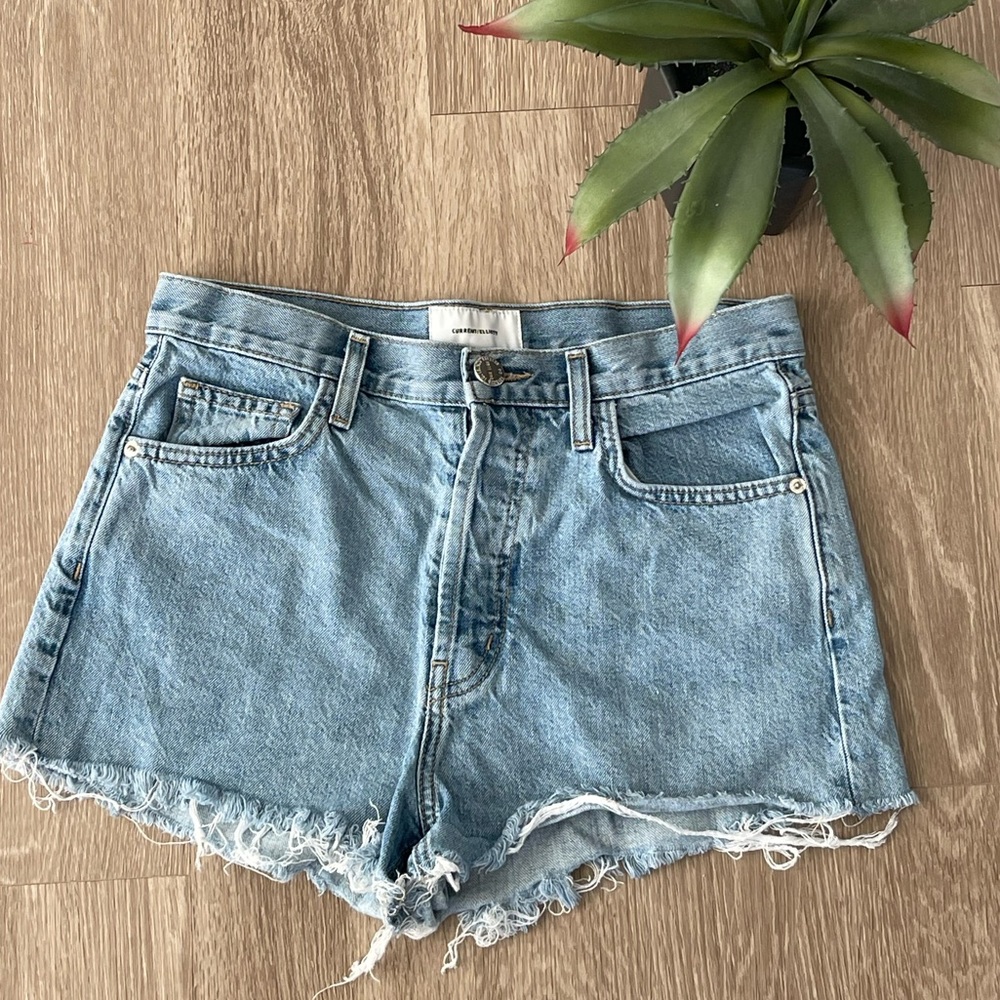 Current/Elliott Blue Jean Shorts